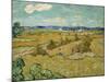 The Haystacks-Vincent van Gogh-Mounted Giclee Print