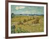 The Haystacks-Vincent van Gogh-Framed Giclee Print