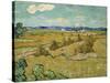 The Haystacks-Vincent van Gogh-Stretched Canvas
