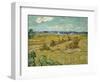The Haystacks-Vincent van Gogh-Framed Premium Giclee Print