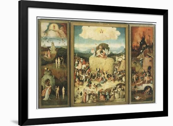 The Haywain, 1485-Hieronymus Bosch-Framed Giclee Print