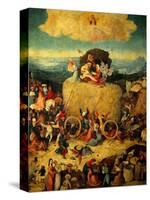 The Haywain, Central Panel (Triptych) circa 1485-90-Hieronymus Bosch-Stretched Canvas