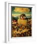 The Haywain, Central Panel (Triptych) circa 1485-90-Hieronymus Bosch-Framed Giclee Print