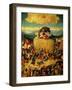 The Haywain, Central Panel (Triptych) circa 1485-90-Hieronymus Bosch-Framed Giclee Print