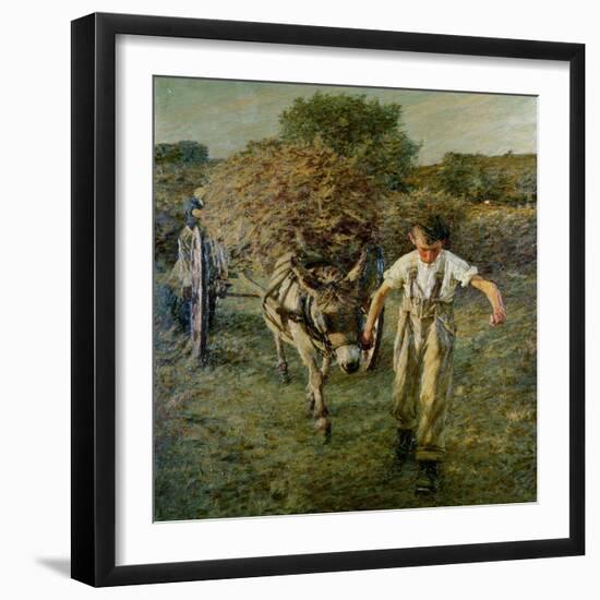 The Haywain, circa 1889-Henry Herbert La Thangue-Framed Giclee Print