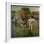 The Haywain, circa 1889-Henry Herbert La Thangue-Framed Giclee Print