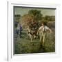 The Haywain, circa 1889-Henry Herbert La Thangue-Framed Giclee Print