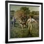 The Haywain, circa 1889-Henry Herbert La Thangue-Framed Giclee Print