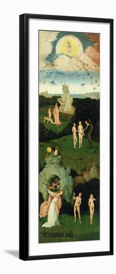 The Haywain: Left Wing of the Triptych Depicting the Garden of Eden, circa 1500-Hieronymus Bosch-Framed Giclee Print