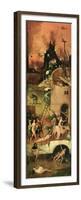 The Haywain: Right Wing of the Triptych Depicting Hell, c.1500-Hieronymus Bosch-Framed Premium Giclee Print