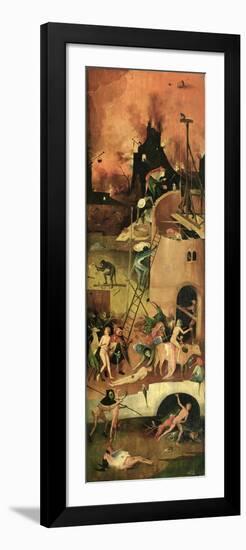 The Haywain: Right Wing of the Triptych Depicting Hell, c.1500-Hieronymus Bosch-Framed Premium Giclee Print