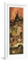 The Haywain: Right Wing of the Triptych Depicting Hell, c.1500-Hieronymus Bosch-Framed Giclee Print