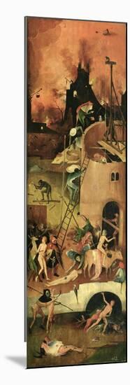 The Haywain: Right Wing of the Triptych Depicting Hell, c.1500-Hieronymus Bosch-Mounted Giclee Print