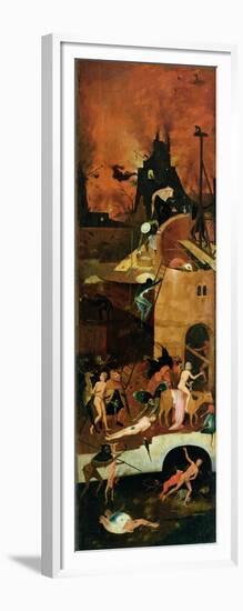 The Haywain: Right Wing of the Triptych Depicting Hell, circa 1500-Hieronymus Bosch-Framed Giclee Print