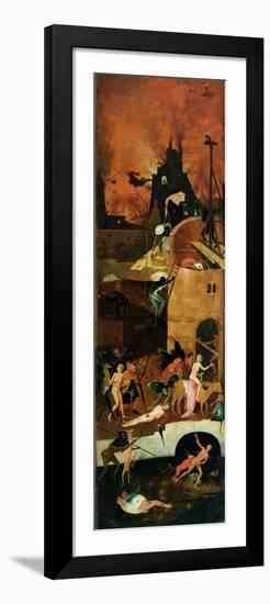 The Haywain: Right Wing of the Triptych Depicting Hell, circa 1500-Hieronymus Bosch-Framed Giclee Print