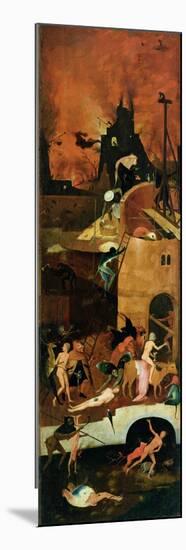 The Haywain: Right Wing of the Triptych Depicting Hell, circa 1500-Hieronymus Bosch-Mounted Giclee Print