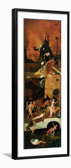 The Haywain: Right Wing of the Triptych Depicting Hell, circa 1500-Hieronymus Bosch-Framed Premium Giclee Print