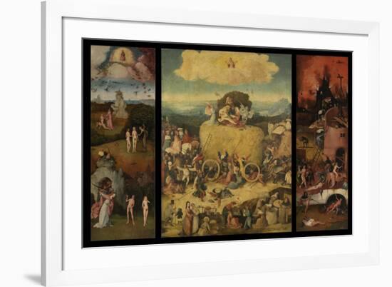 The Haywain (Triptyc), C. 1516-Hieronymus Bosch-Framed Giclee Print