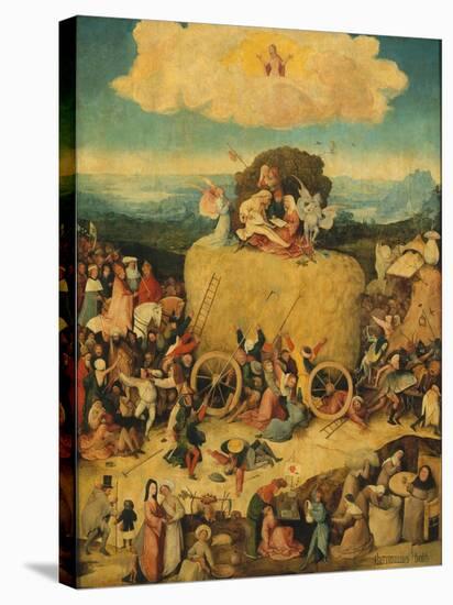 The Haywain (Triptyc) Central Panel, C. 1516-Hieronymus Bosch-Stretched Canvas