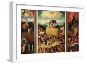 The Haywain, Triptych, circa 1485-90-Hieronymus Bosch-Framed Giclee Print