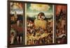 The Haywain, Triptych, circa 1485-90-Hieronymus Bosch-Framed Giclee Print