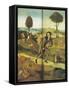 The Haywain, with Panels Closed Showing Everyman Walking the Path of Life-Hieronymus Bosch-Framed Stretched Canvas