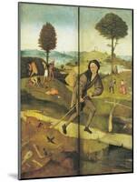 The Haywain, with Panels Closed Showing Everyman Walking the Path of Life-Hieronymus Bosch-Mounted Giclee Print