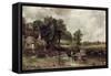 The Haywain-John Constable-Framed Stretched Canvas