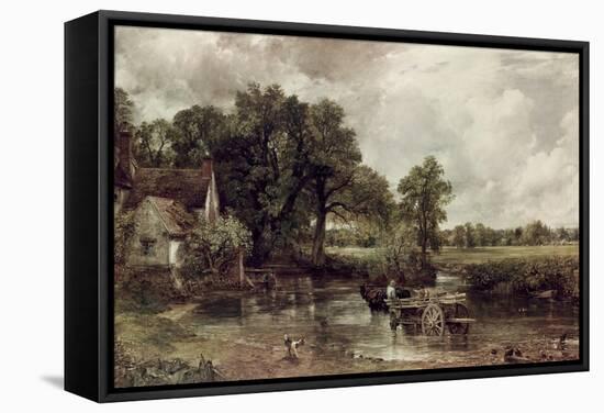 The Haywain-John Constable-Framed Stretched Canvas