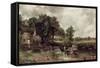 The Haywain-John Constable-Framed Stretched Canvas