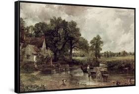 The Haywain-John Constable-Framed Stretched Canvas