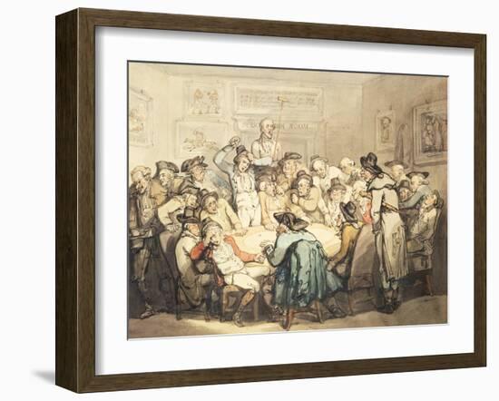 The Hazard Room, England, 1792-Thomas Rowlandson-Framed Giclee Print