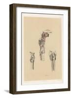 The Head and Neck. Larynx and Vocal Apparatus, with the Muscles, Vessels, and Nerves-G. H. Ford-Framed Giclee Print