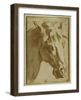 The Head and Neck of a Horse-Parmigianino-Framed Giclee Print