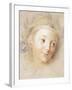 The Head of a Boy-Antoine Coypel-Framed Giclee Print