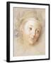 The Head of a Boy-Antoine Coypel-Framed Giclee Print