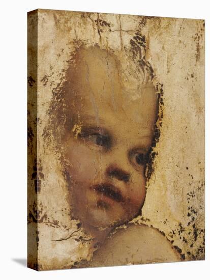 The Head of a Child, a Fragment-Correggio-Stretched Canvas