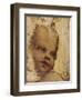 The Head of a Child, a Fragment-Correggio-Framed Giclee Print