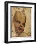 The Head of a Child, a Fragment-Correggio-Framed Giclee Print