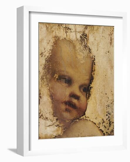 The Head of a Child, a Fragment-Correggio-Framed Giclee Print