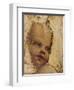 The Head of a Child, a Fragment-Correggio-Framed Premium Giclee Print
