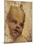 The Head of a Child, a Fragment-Correggio-Mounted Giclee Print