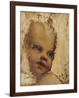 The Head of a Child, a Fragment-Correggio-Framed Giclee Print