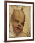 The Head of a Child, a Fragment-Correggio-Framed Giclee Print