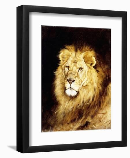 The Head of a Lion-Geza Vastagh-Framed Giclee Print