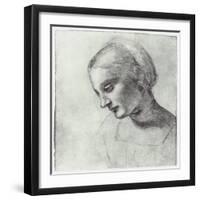 The Head of a Madonna, C1484-1486-Leonardo da Vinci-Framed Giclee Print