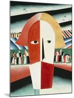 The Head of a Peasant, 1928-30-Kasimir Malevich-Mounted Giclee Print