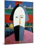 The Head of a Peasant, c.1929-32-Kasimir Malevich-Mounted Giclee Print