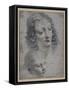 The Head of a Woman and the Head of a Baby-Leonardo da Vinci-Framed Stretched Canvas