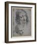 The Head of a Woman and the Head of a Baby-Leonardo da Vinci-Framed Giclee Print